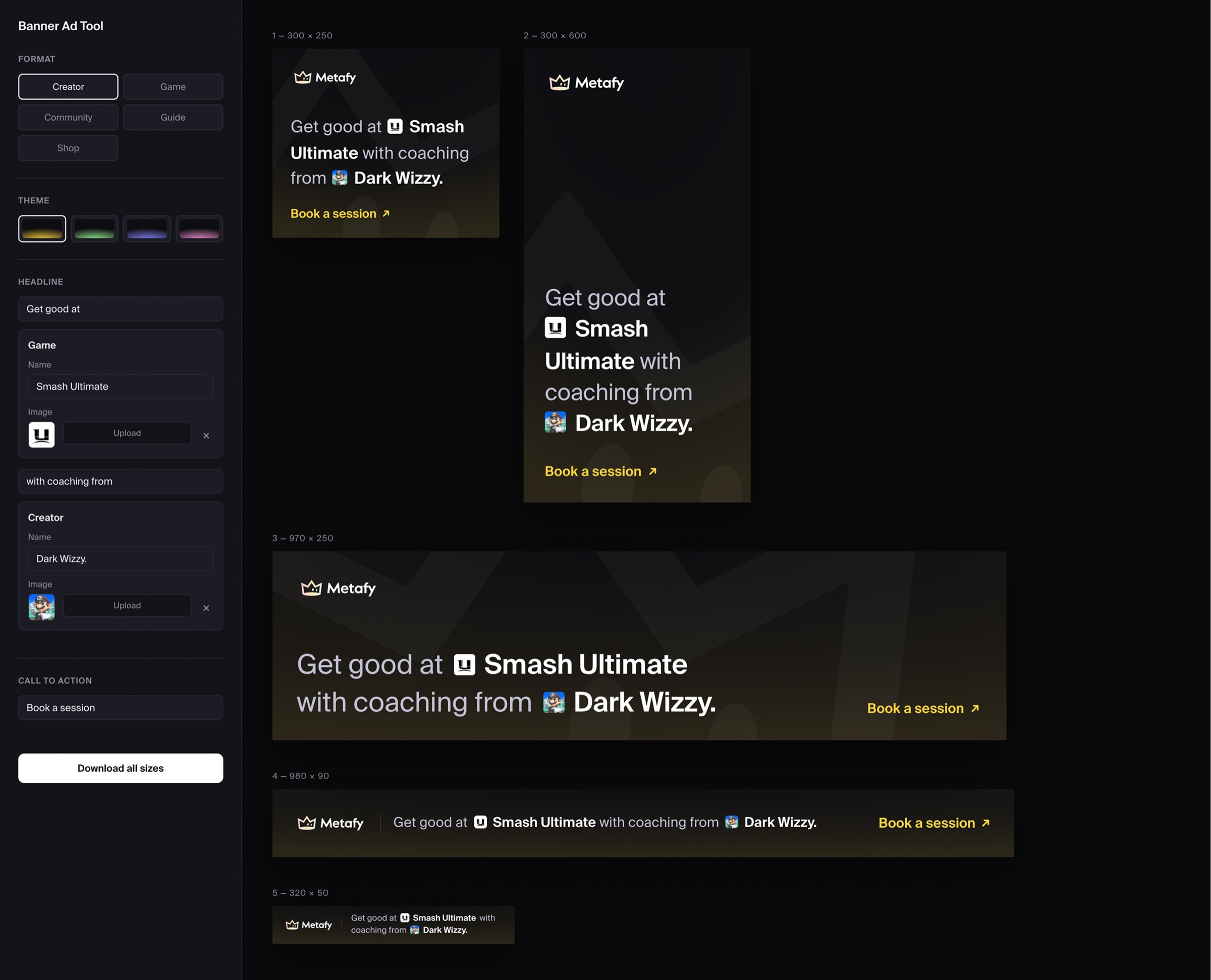Banner Ad Tool